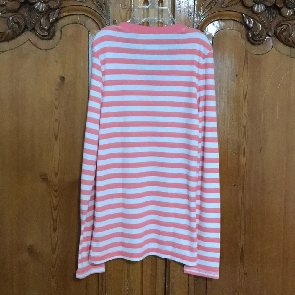 Justice Girls Henley Style Long Sleeved Tee